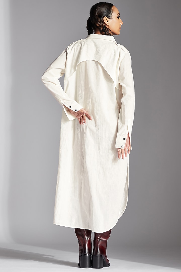 White Organic Cotton Shirt by Chola at Pernia's Pop Up Shop