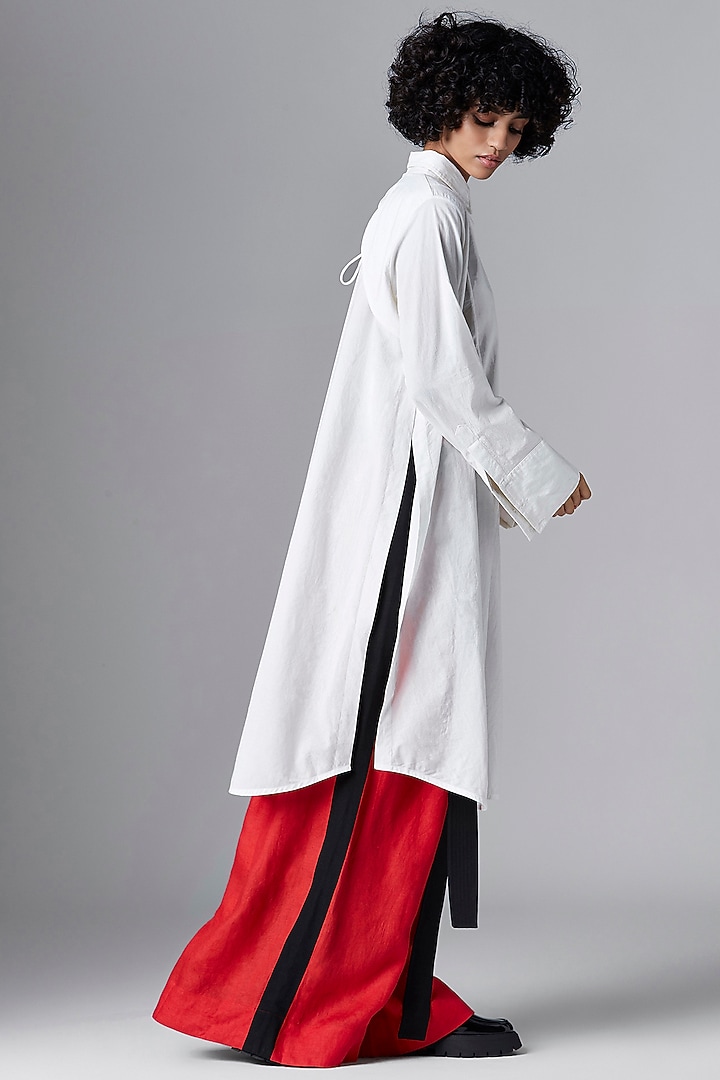 White Organic Cotton Shirt by Chola at Pernia's Pop Up Shop