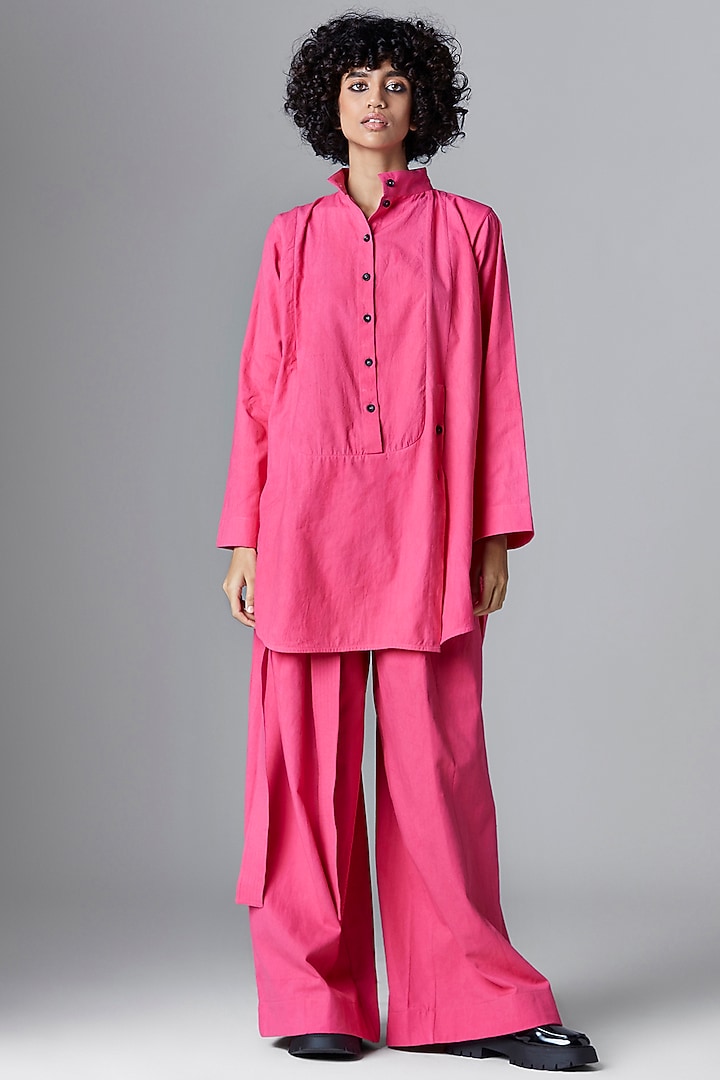 Pink Cotton Shirt by Chola at Pernia's Pop Up Shop