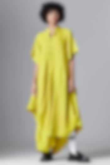 Yellow Linen Dress by Chola