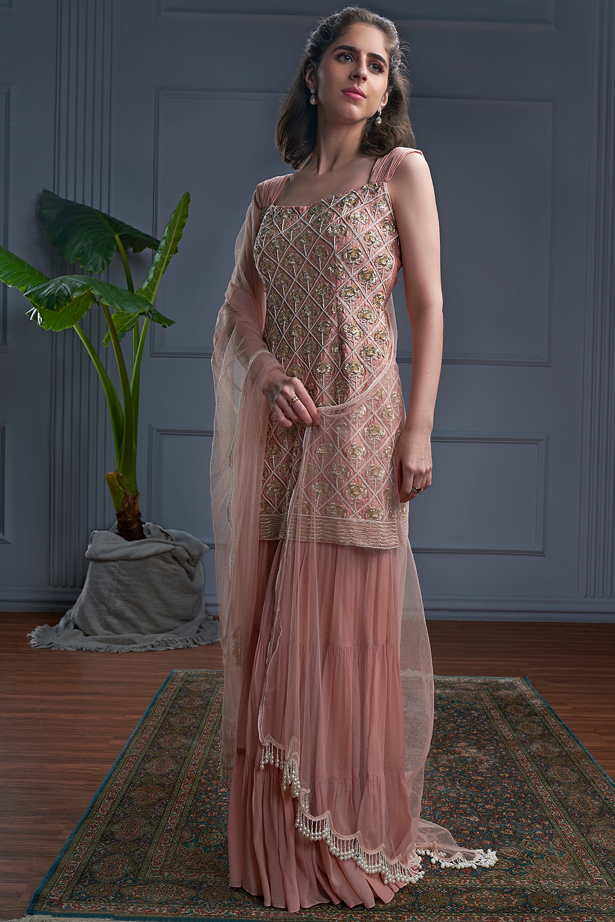 Buy Subtle Multi Colour Georgette Embroidered Straight Salwar Suit Online :  Germany -