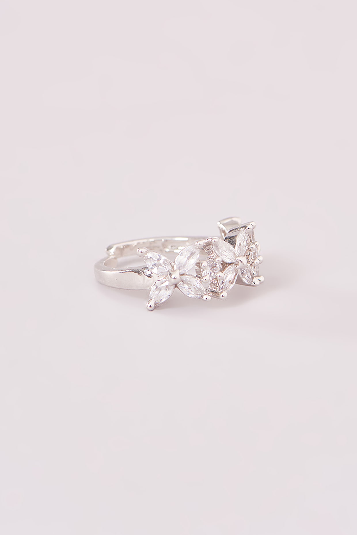 Antique Polish With Ruby Stone & American Diamond Ring – JiaJewels