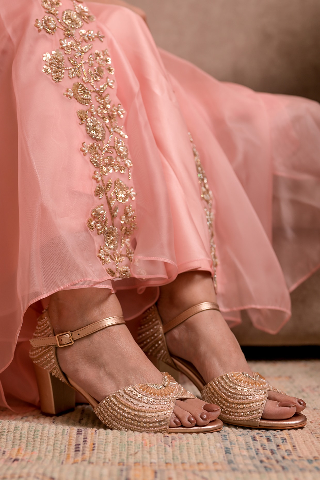 rose gold heels