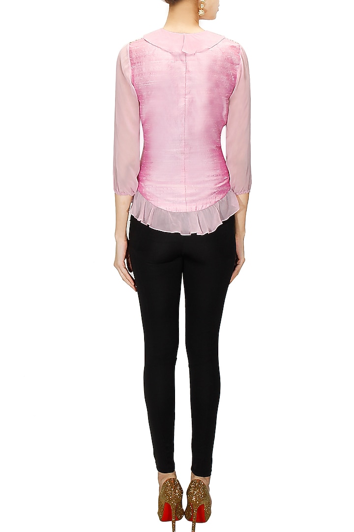 Mauve frill top available only at Pernia's Pop-Up Shop.