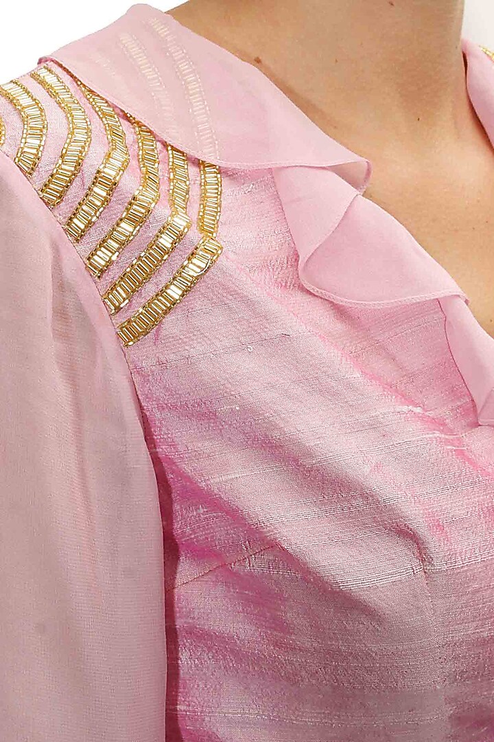 Mauve frill top available only at Pernia's Pop-Up Shop.