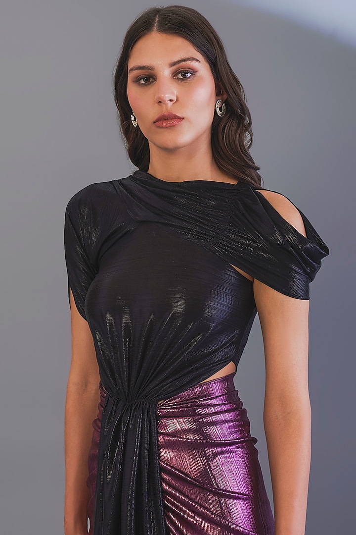 Dual Color Off-Shoulder Gown by CHAM CHAM at Pernia's Pop Up Shop
