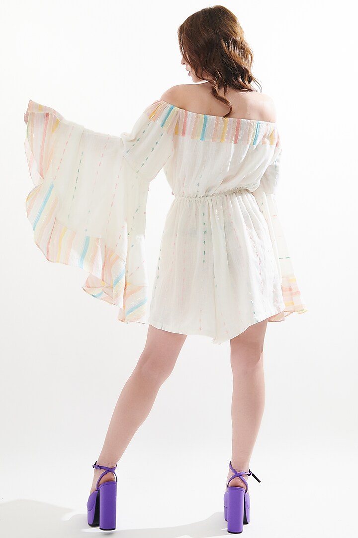 Pastel Cotton Off-Shoulder Playsuit by Cin Cin at Pernia's Pop Up Shop