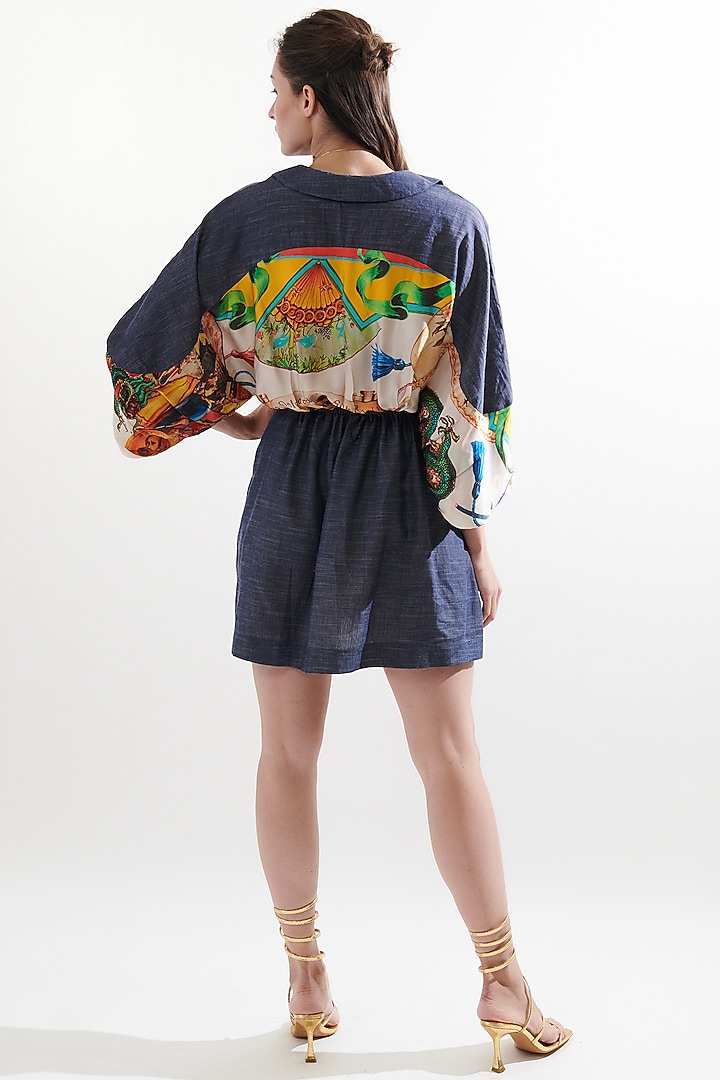 Multi-Colored Silk Printed Summer Dress by Cin Cin at Pernia's Pop Up Shop
