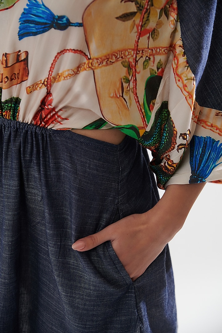 Multi-Colored Silk Printed Summer Dress by Cin Cin at Pernia's Pop Up Shop