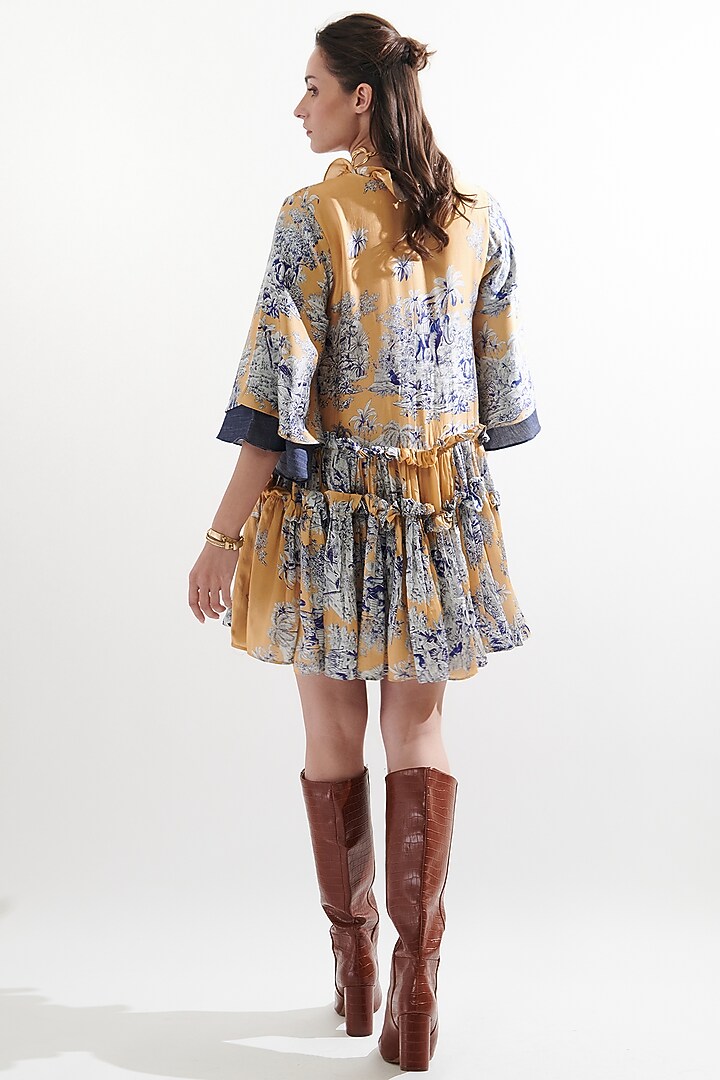 Multi-Colored Silk Printed Summer Dress by Cin Cin at Pernia's Pop Up Shop