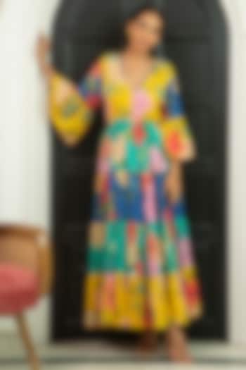 Multi-Colored Printed Kurta Dress by Cin Cin
