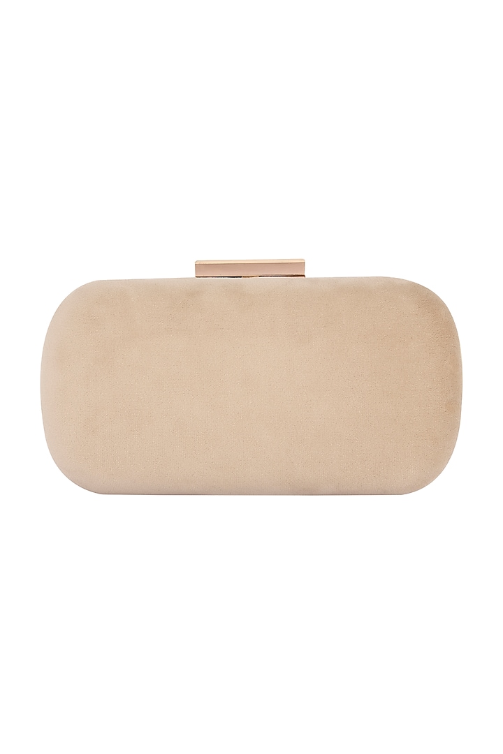 Golden Floral Embroidered Clutch by Clutch'D at Pernia's Pop Up Shop