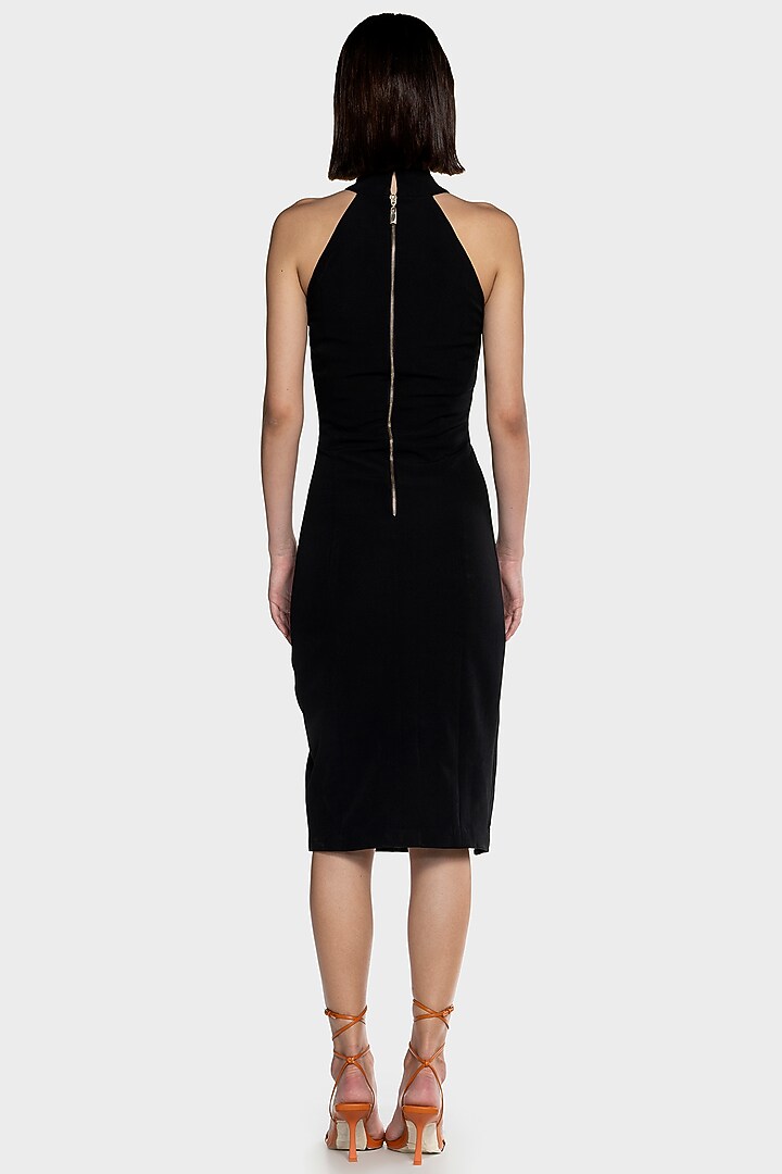 Black Viscose Summer Dress by CILVR at Pernia's Pop Up Shop