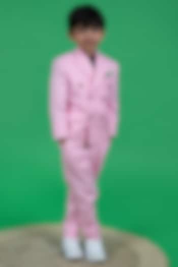 Pink Suiting Coat Set For Boys by Little Boys Closet