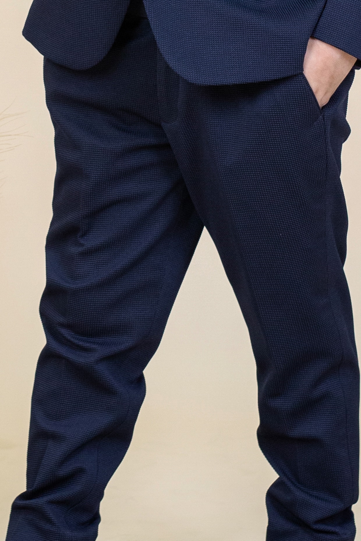 Beige Formal Trouser for Men  Solid  Polywool Slim Fit  JadeBlue   JadeBlue Lifestyle