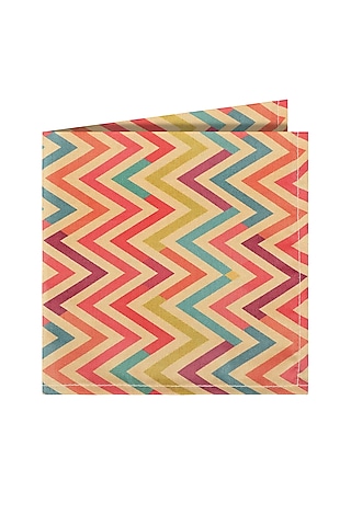 Multi Colored Printed Pocket Square by Closet Code