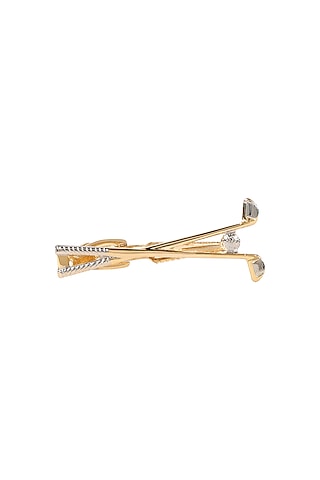 Gold & Silver Golf Kit Tie Bar Pin by Closet Code
