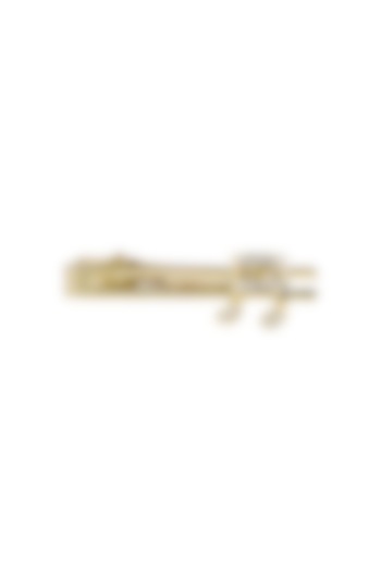 Gold & Silver Music Note Tie Bar Pin by Closet Code