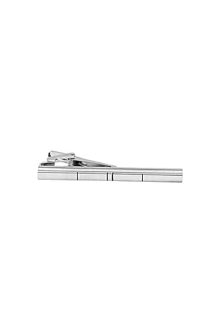 Black & Silver Tie Bar Pin by Closet Code