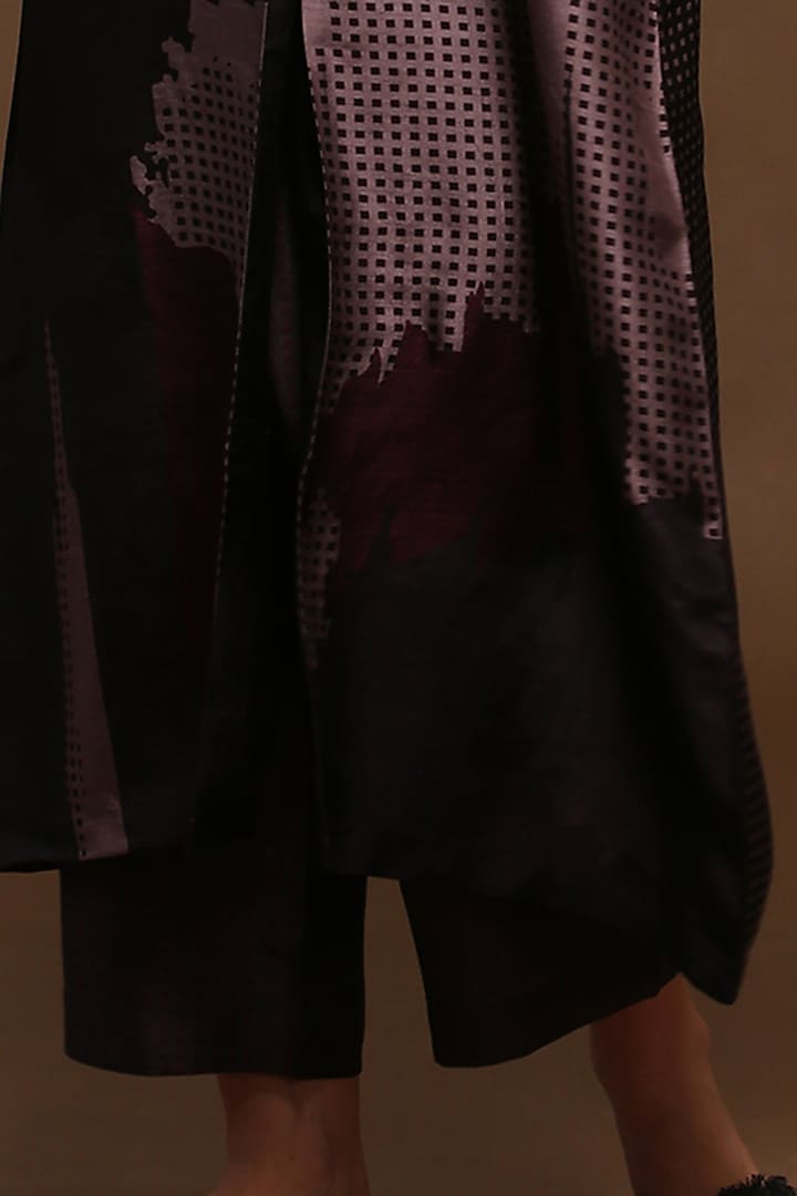 Medium Taupe Dupion Silk Kurta Set by CLOS at Pernia's Pop Up Shop