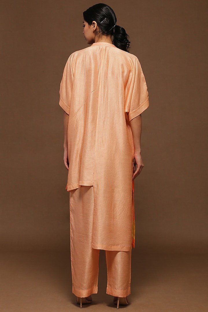 Burning Orange Printed Tunic Set by CLOS at Pernia's Pop Up Shop