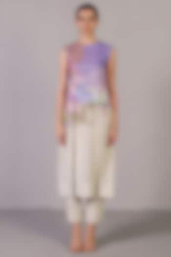 Pastel Multi-Colored Korean Linen Pleated Kurta Set by CLOS at Pernia's Pop Up Shop