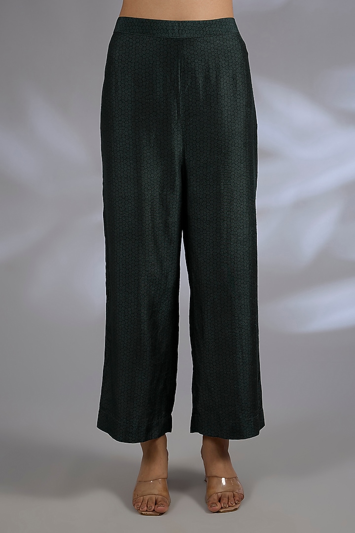 Black Dupion Silk Asymmetrical Co-Ord Set by CLOS at Pernia's Pop Up Shop
