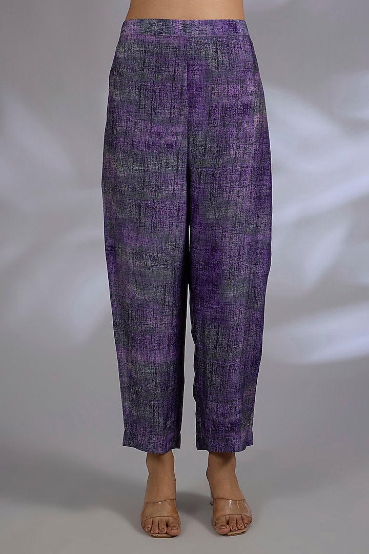 Blue Dupion Silk Kurta Set by CLOS at Pernia's Pop Up Shop