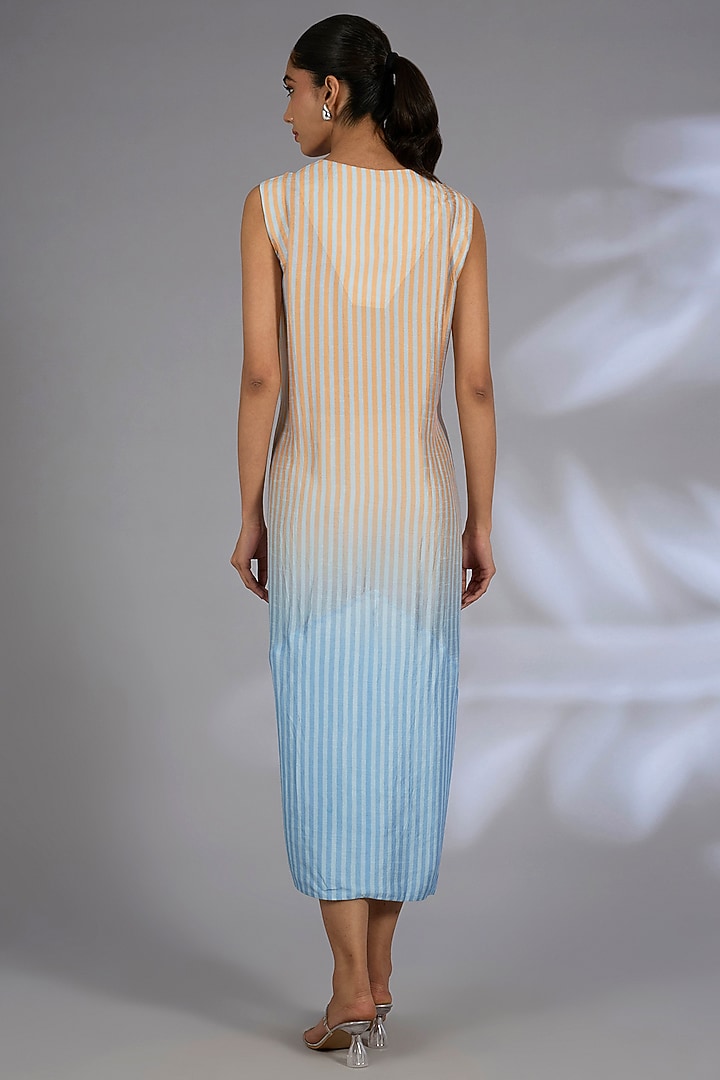dupioni silk dress with jacket Multi-Colored Dupion Silk Jacket Vacation Dress by CLOS at Pernia's Pop Up Shop 2026