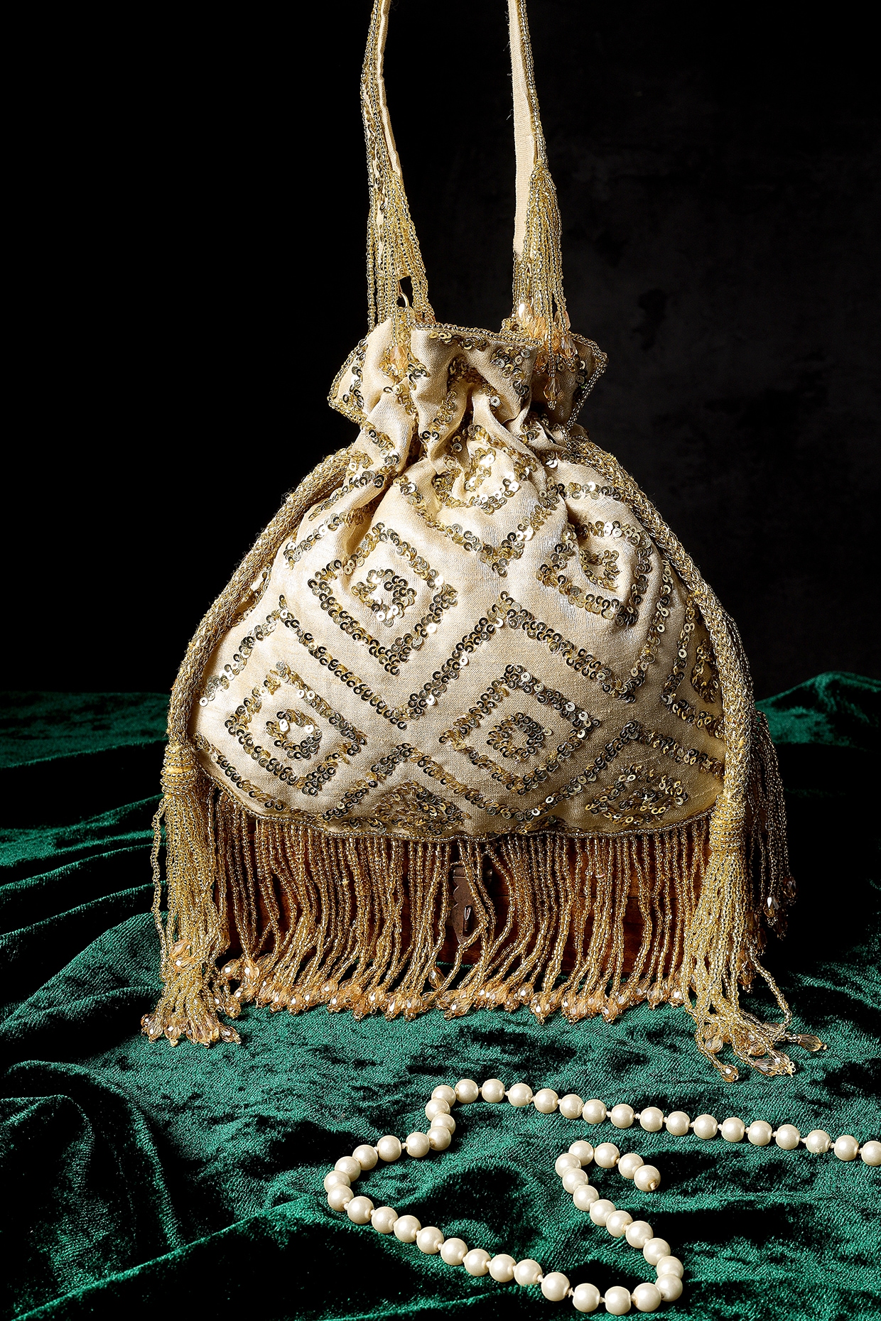 Indian Women Potli Bag Batua Drawstring Pouch Hand Purse Ethnic Party Gift  | eBay