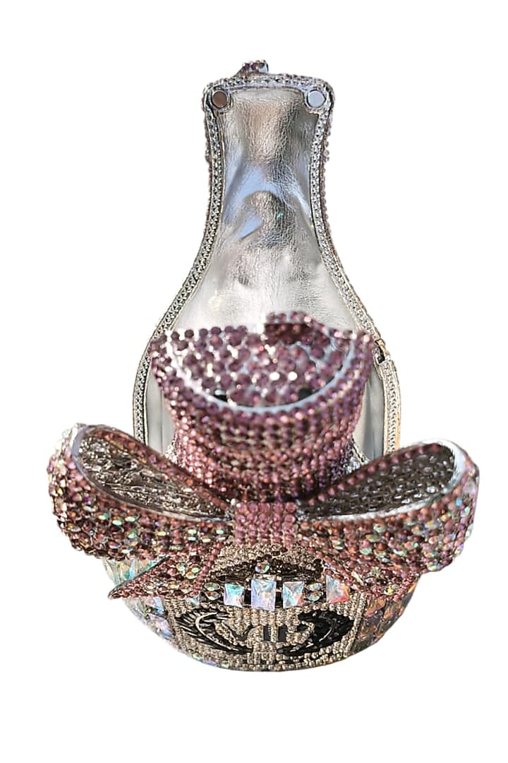 Pink Diamond Rhinestone Champagne Clutch by A Clutch Story at Pernia's Pop Up Shop