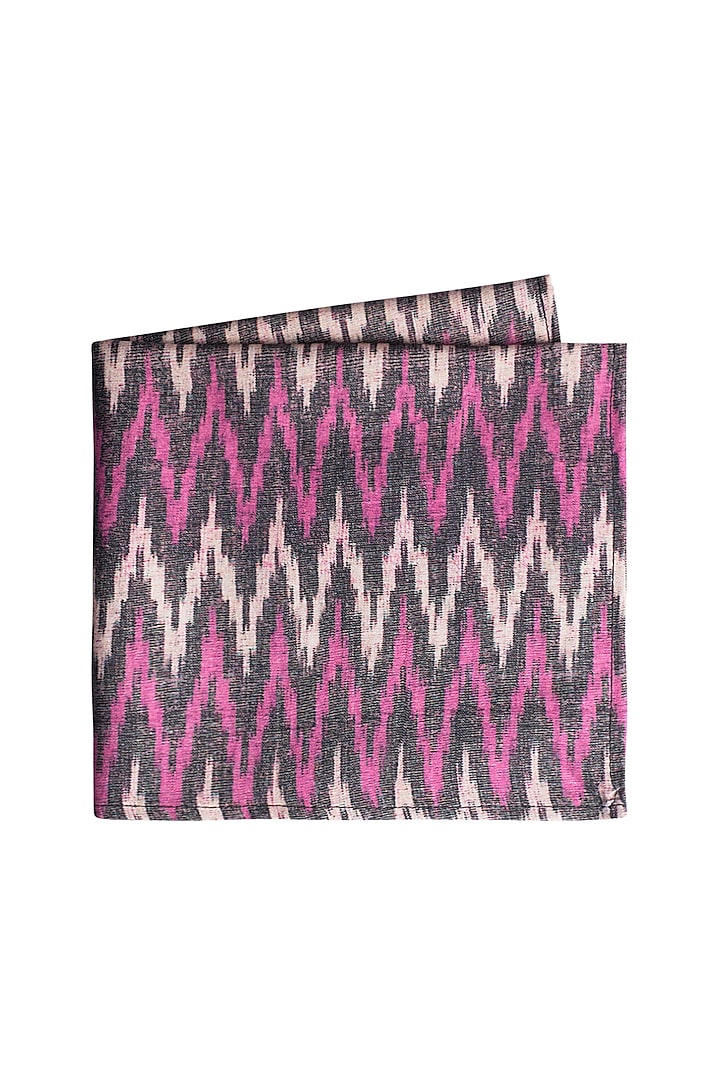 Purple Ikat Woven Pocket Square by Closet Code