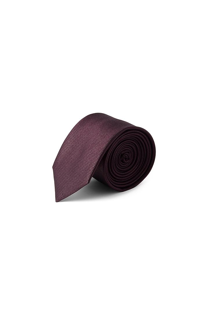 Purple Polyester Shimmery Tie by Closet Code