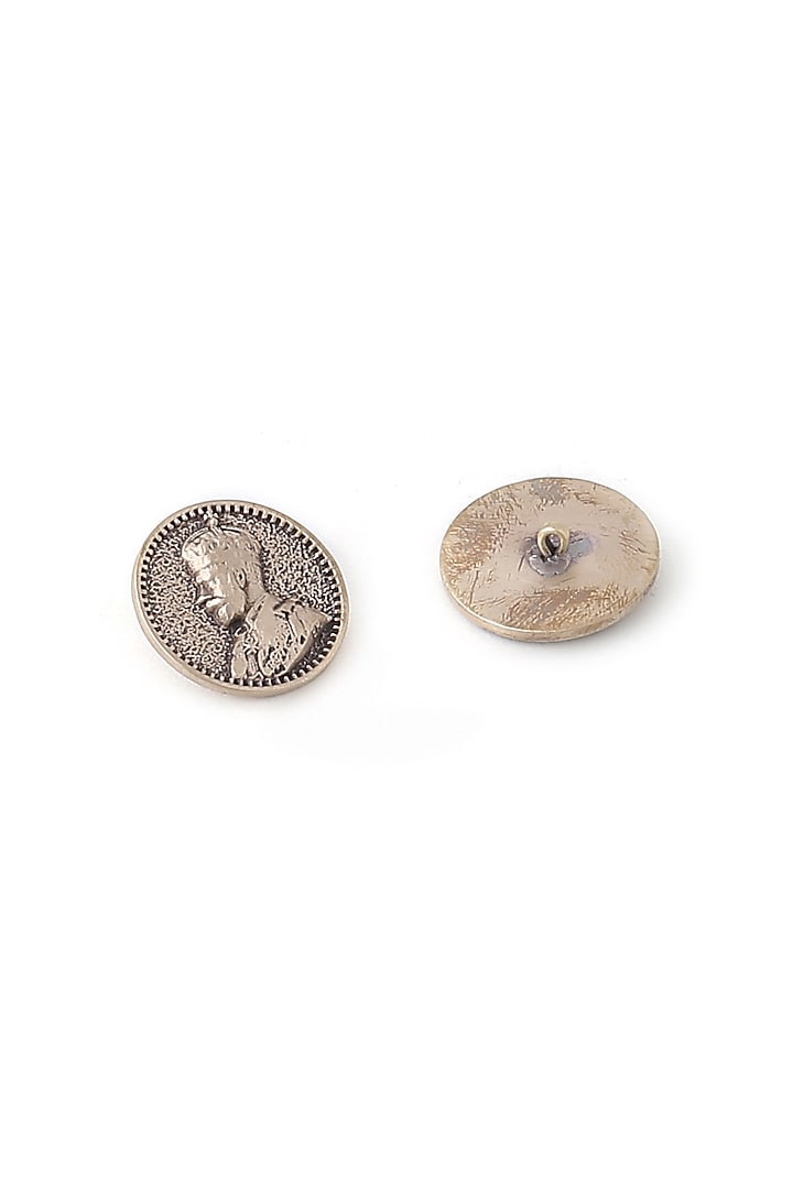Antique Gold Prince V Buttons (Set of 5) by Cosa Nostraa at Pernia's Pop Up Shop