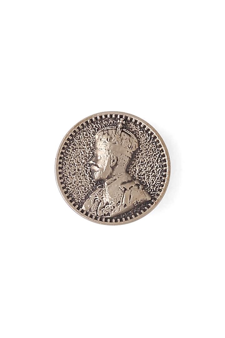 Antique Gold Prince V Buttons (Set of 7) by Cosa Nostraa at Pernia's Pop Up Shop