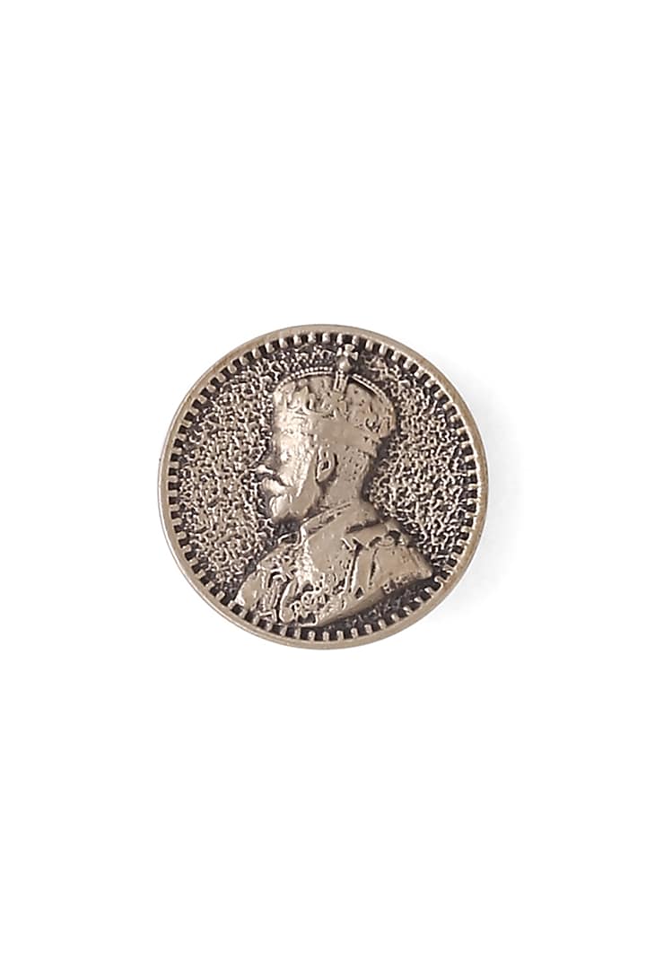 Antique Gold Prince V Brass Buttons (Set of 5) by Cosa Nostraa at Pernia's Pop Up Shop