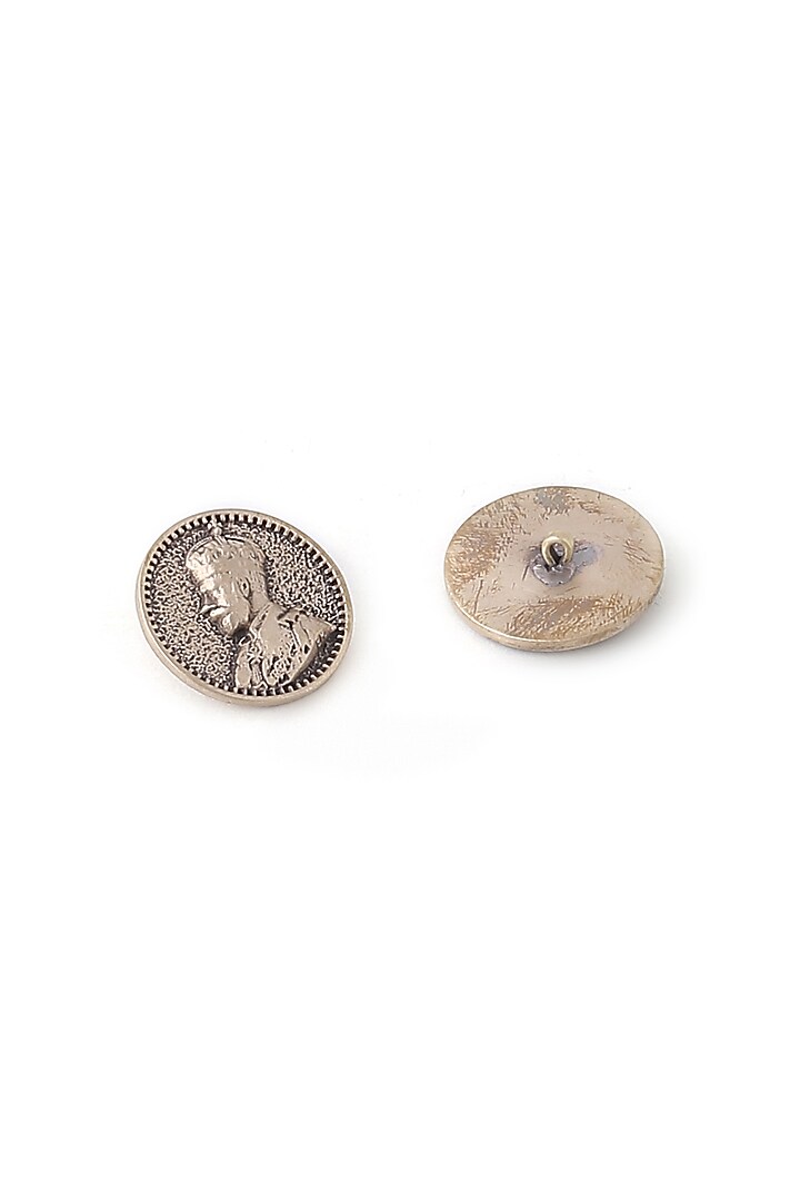 Antique Gold Prince V Brass Buttons (Set of 5) by Cosa Nostraa at Pernia's Pop Up Shop