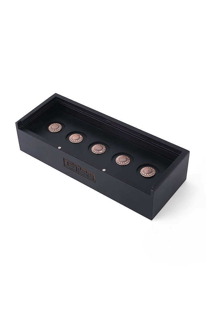 Antique Gold Sunflower Buttons (Set of 5) by Cosa Nostraa at Pernia's Pop Up Shop