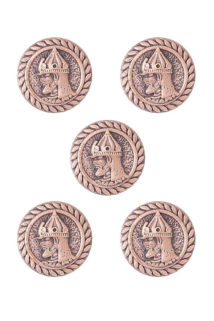 Antique Gold Lion Of Judah Buttons (Set of 7) by Cosa Nostraa at Pernia's Pop Up Shop
