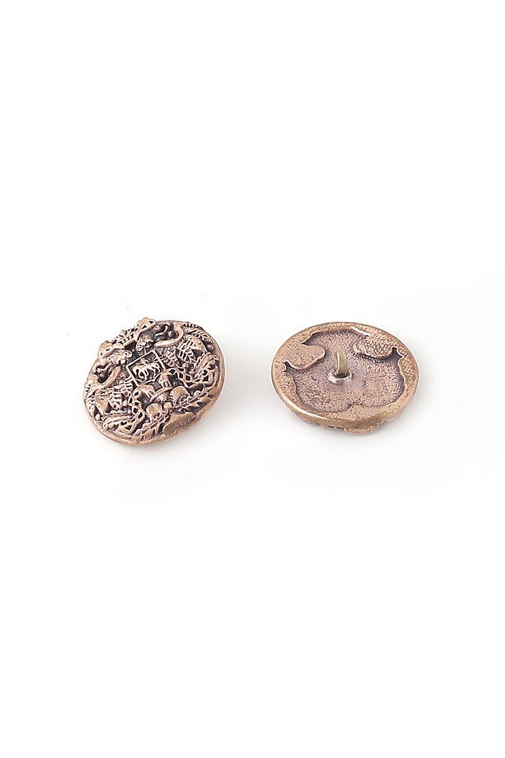 Antique Gold Military Merit Buttons (Set of 5) by Cosa Nostraa at Pernia's Pop Up Shop