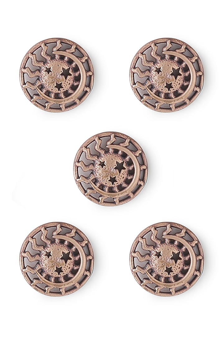 Antique Gold Lion Of Judah Buttons (Set of 5) by Cosa Nostraa at Pernia's Pop Up Shop