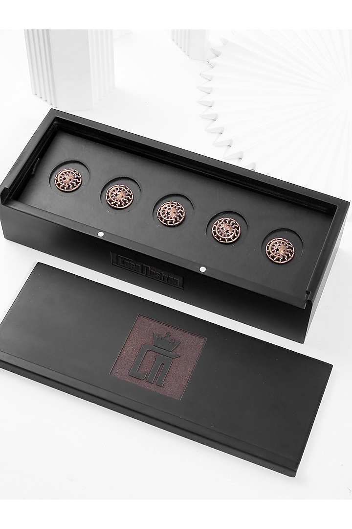 Antique Gold Lion Of Judah Buttons (Set of 5) by Cosa Nostraa at Pernia's Pop Up Shop