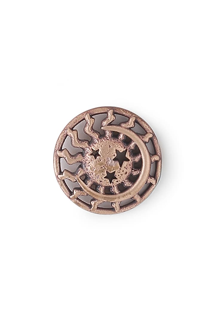Antique Gold Sun & Moon Buttons (Set of 7) by Cosa Nostraa at Pernia's Pop Up Shop