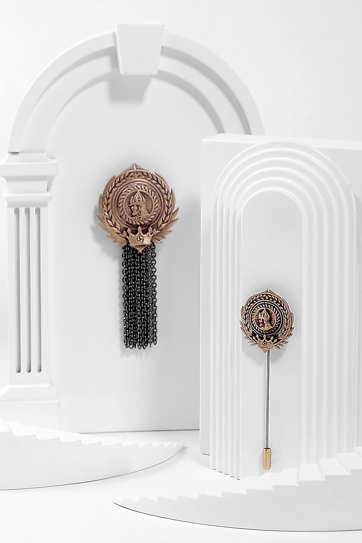 Antique Gold Lapel Pin & Brooch by Cosa Nostraa at Pernia's Pop Up Shop