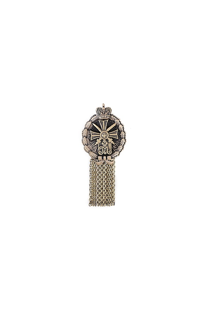 Antique Gold Kingsman Lapel Pin & Brooch by Cosa Nostraa at Pernia's Pop Up Shop