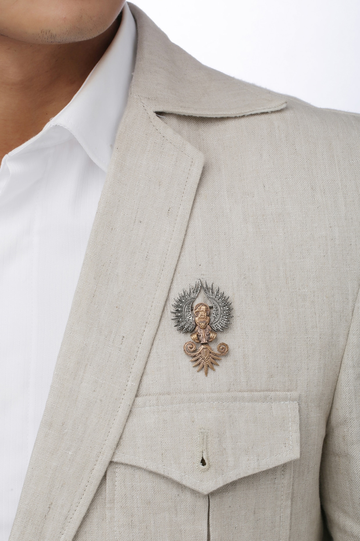 Brooch for hot sale men's blazer