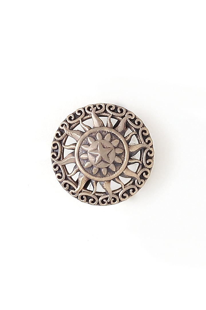 Antique Gold Sun Buttons (Set of 7) by Cosa Nostraa at Pernia's Pop Up Shop