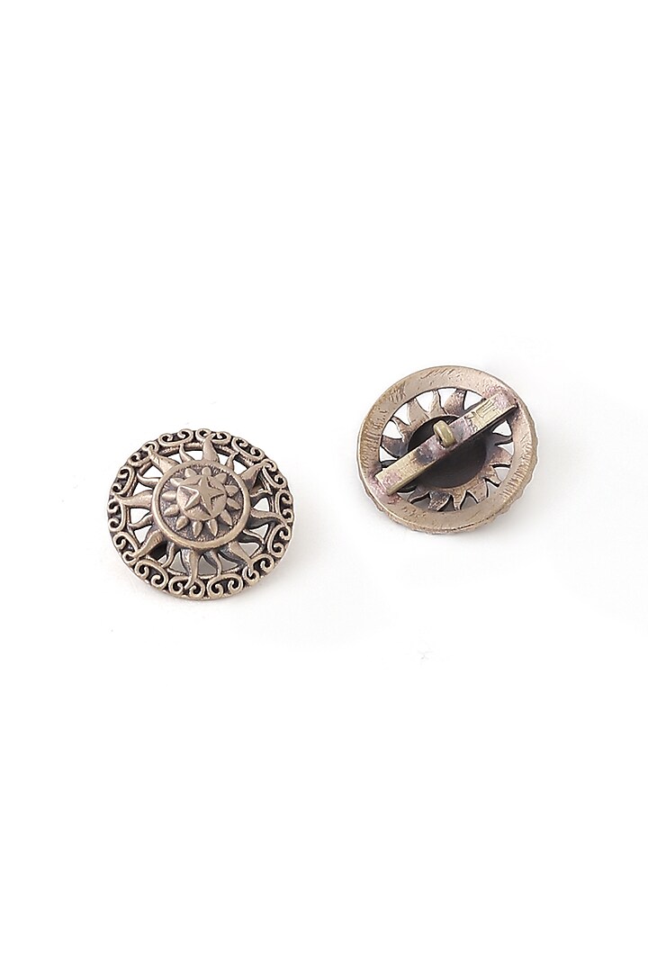 Antique Gold Sun Buttons (Set of 7) by Cosa Nostraa at Pernia's Pop Up Shop