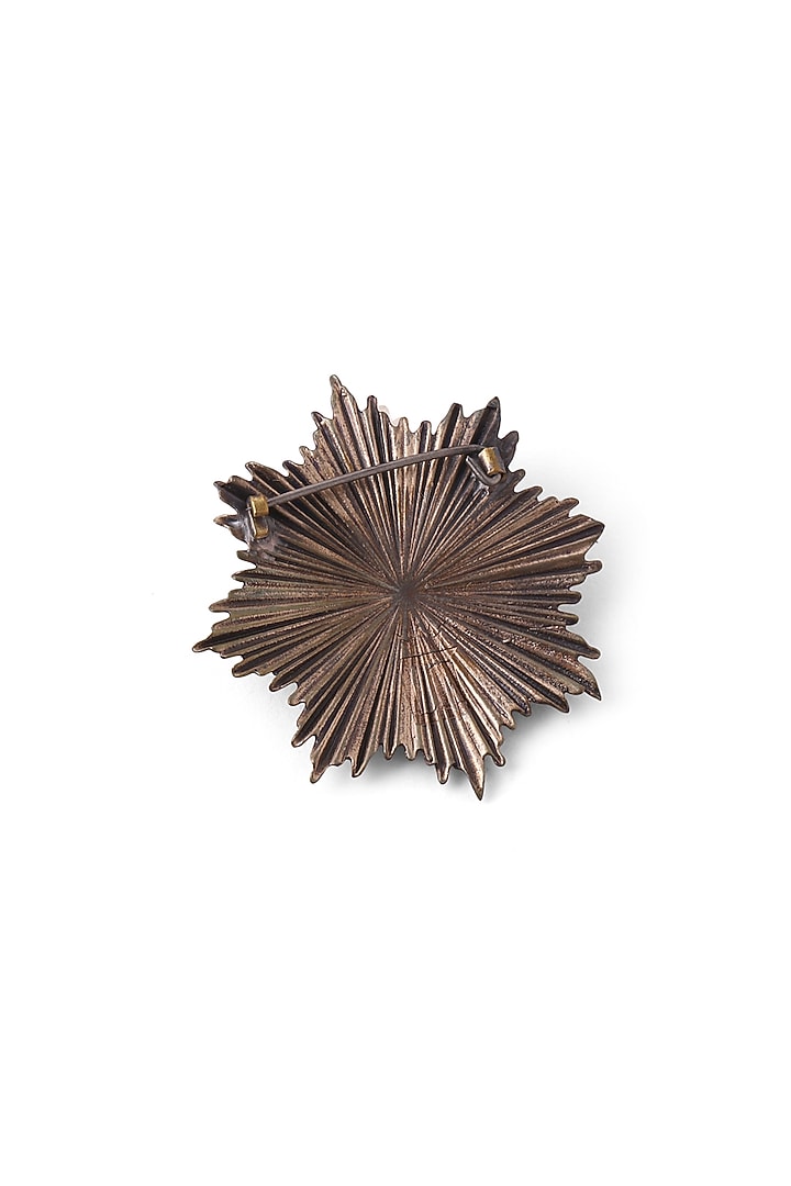 Antique Gold Brass Vintage Buddha Brooch by Cosa Nostraa at Pernia's Pop Up Shop