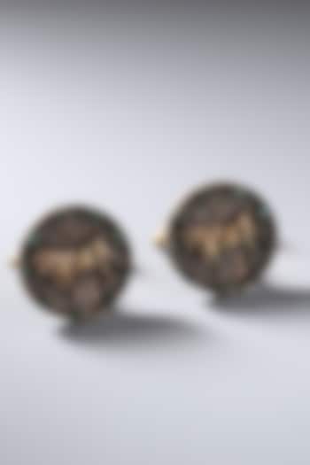 Antique Gold Brass Taurus Zodiac Cufflinks (Set Of 2) by Cosa Nostraa at Pernia's Pop Up Shop